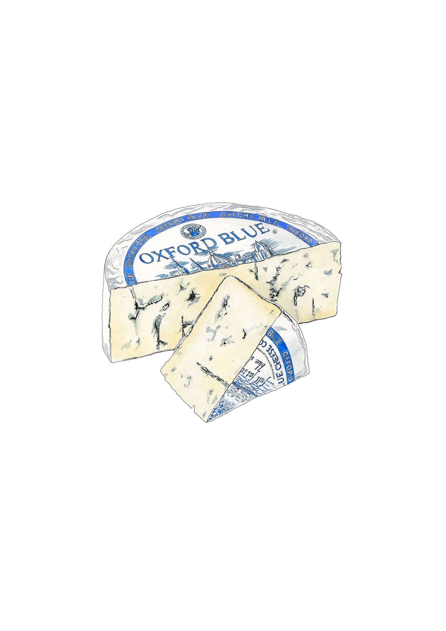 Oxford Blue Cheese Gicleé Print