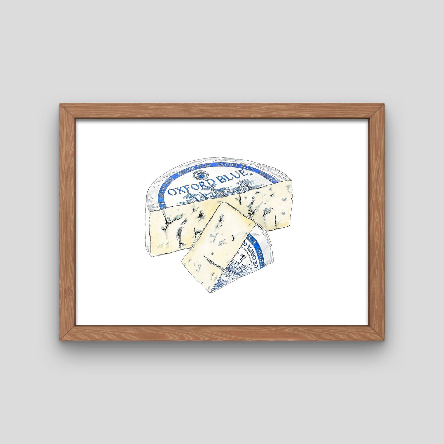 Oxford Blue Cheese Gicleé Print