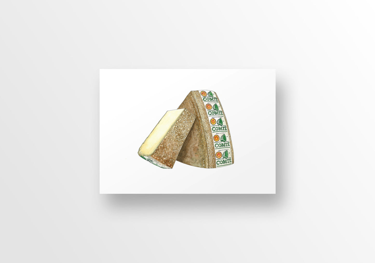 Comté Cheese Drawing