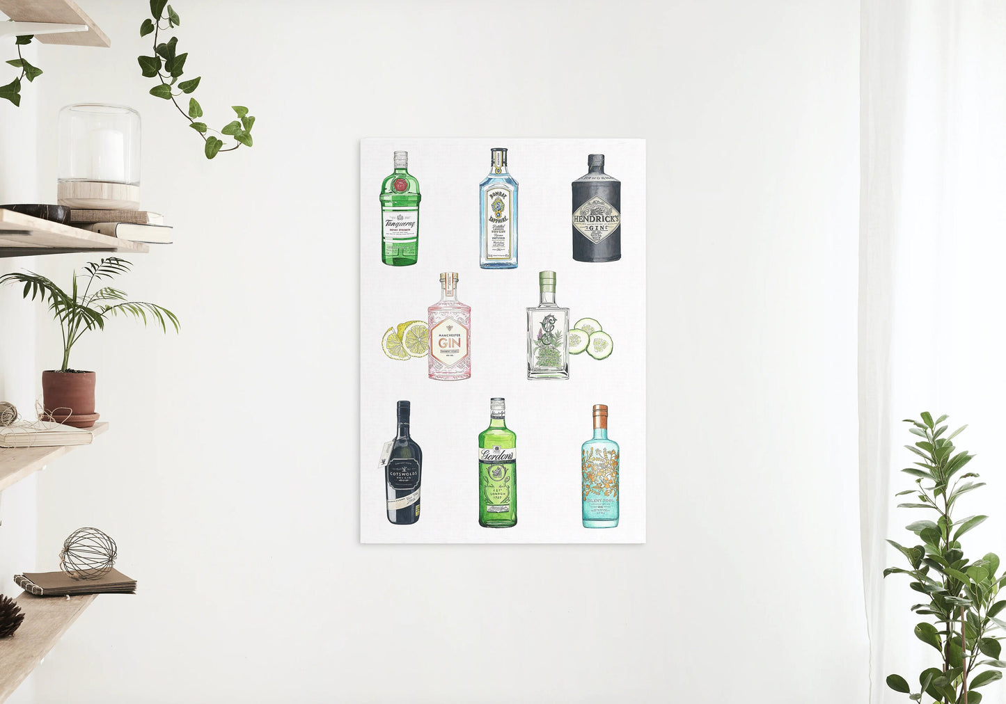 Favourite Gins Print