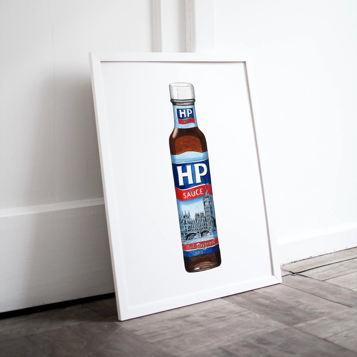 HP Sauce Illustration