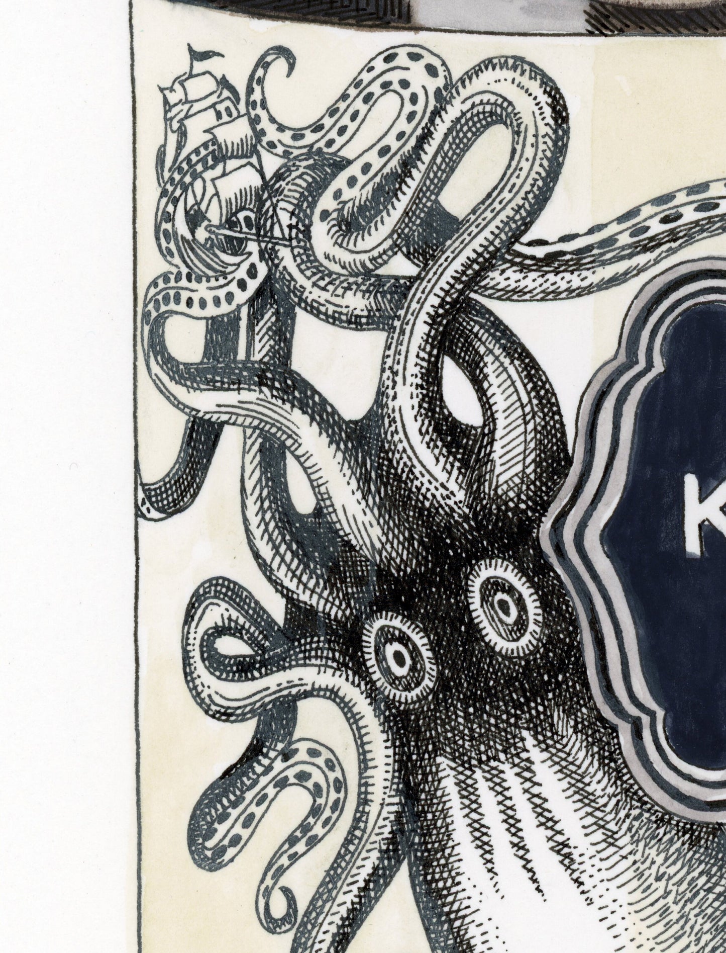 Bottle of Rum Illustration