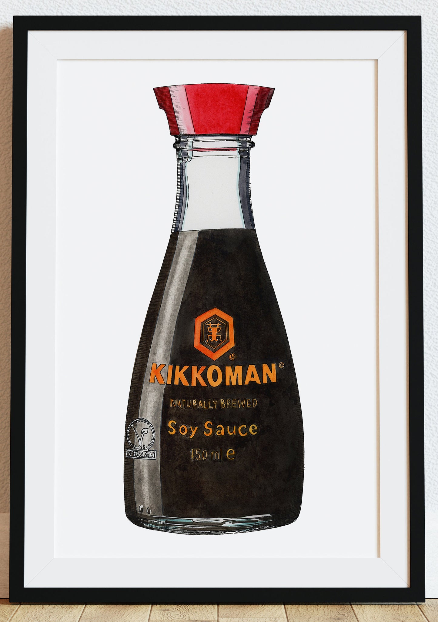 Soy Sauce Bottle Illustration