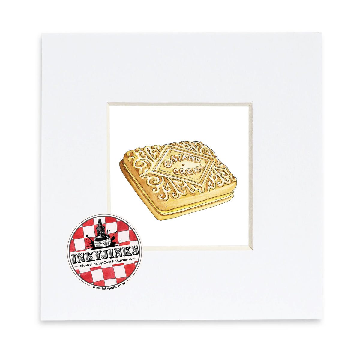 Custard Cream Mini Print