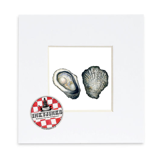 Oysters Mini Print