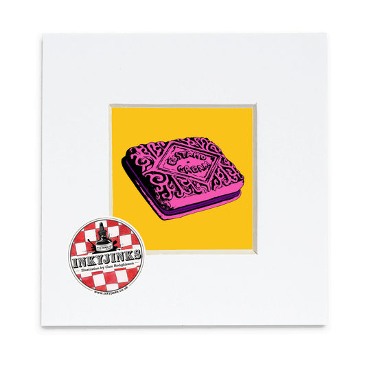 Pop Custard Cream Mini Print