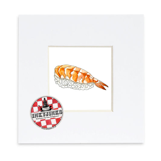 Prawn Nigiri Mini Print