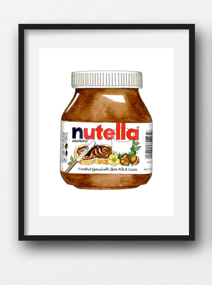 Nutella Jar Illustration