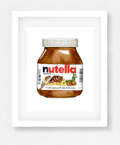 Nutella Jar Illustration