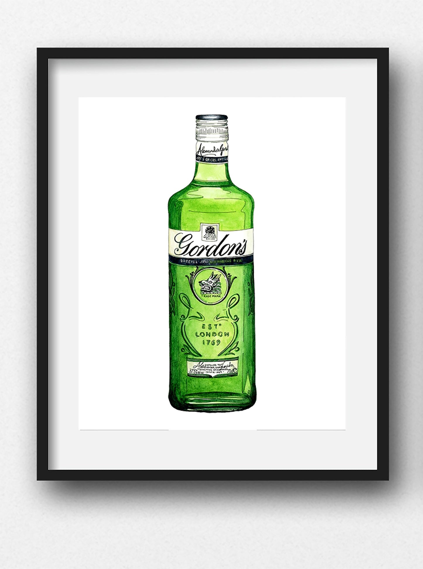 Gordon's Gin Illustration