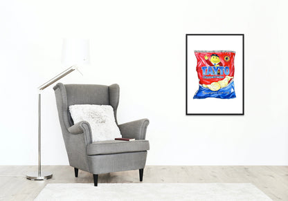 Tayto Crisps Illustration