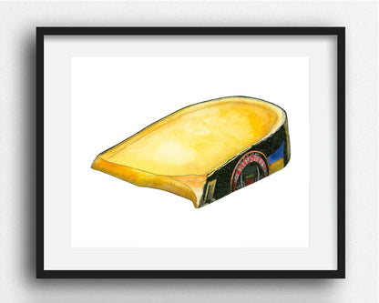 Gouda Cheese Illustration
