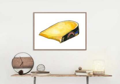 Gouda Cheese Illustration