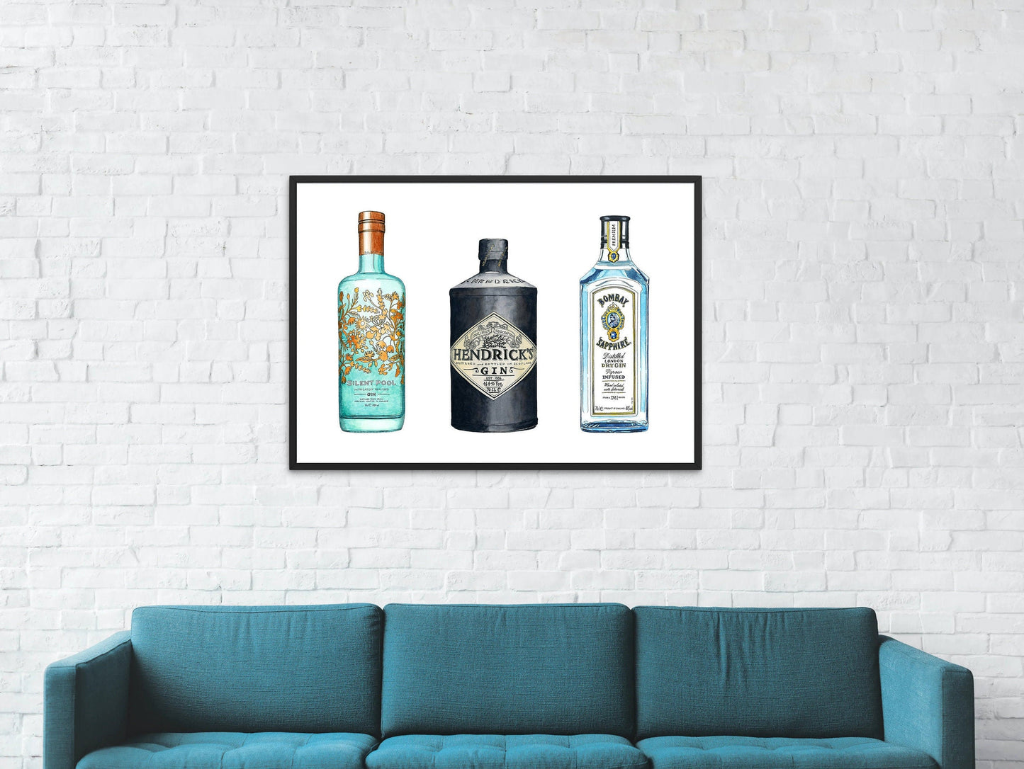 Gin Trio Illustration