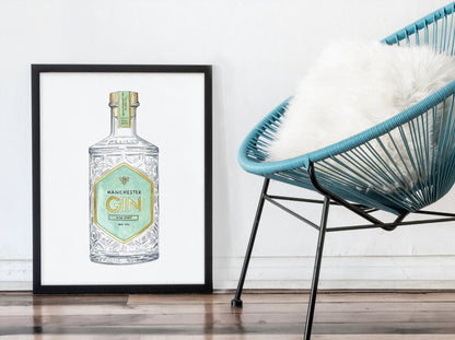 Manchester Gin Wild Spirit Print