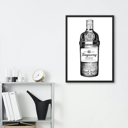 Tanqueray Gin Giclée Illustration