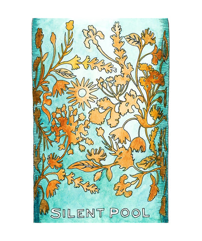 Silent Pool Gin Illustration