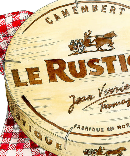 Camembert Illustration