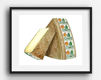 Comté Cheese Drawing