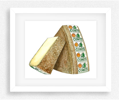 Comté Cheese Drawing