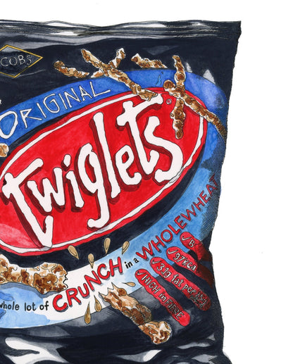 Twiglets Packet Illustration