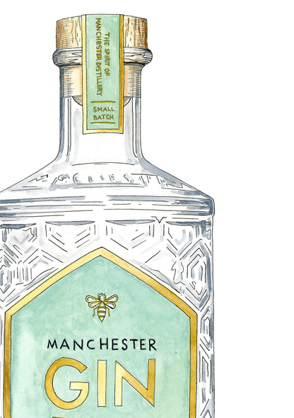 Manchester Gin Wild Spirit Print