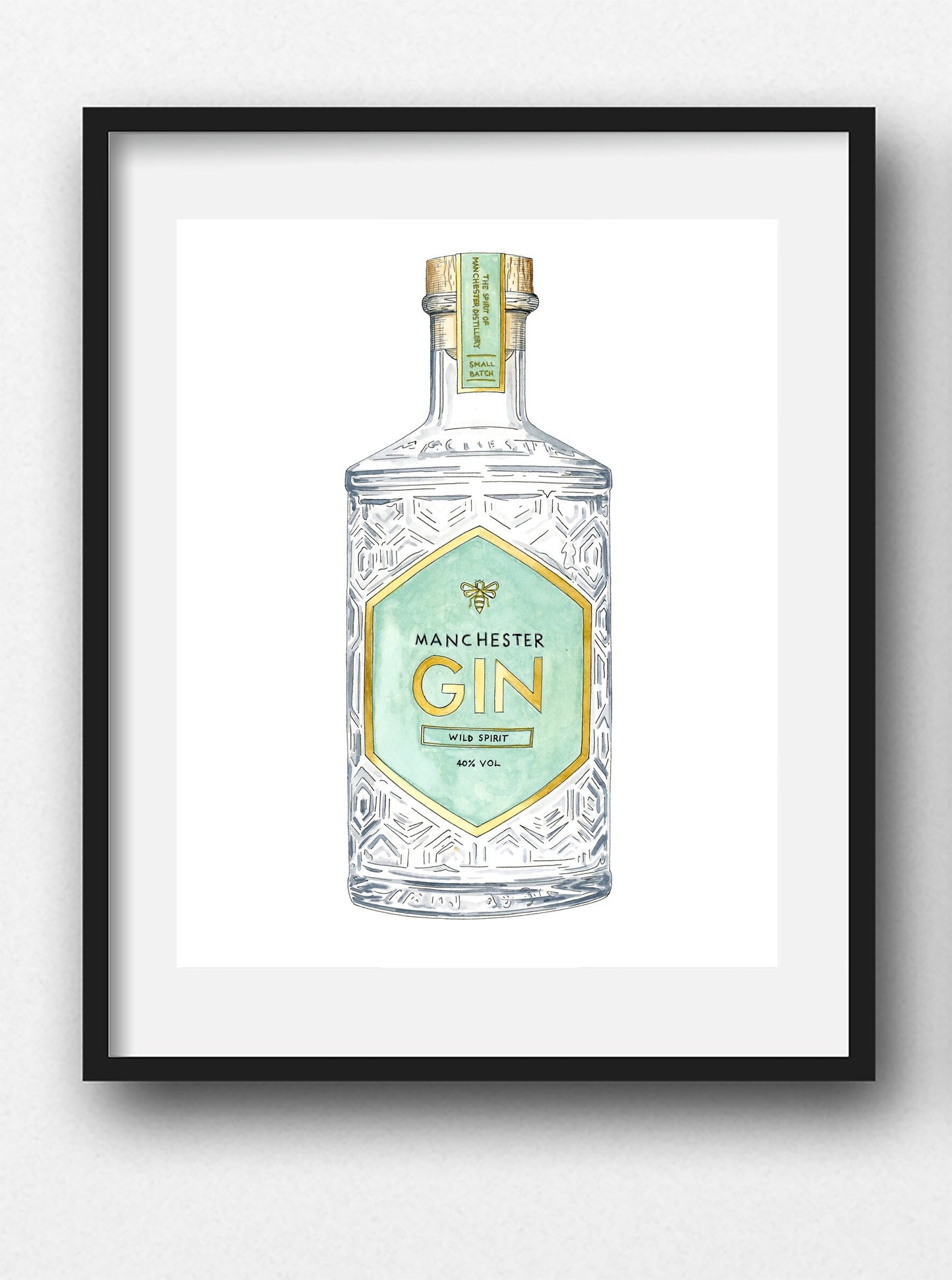 Manchester Gin Wild Spirit Print