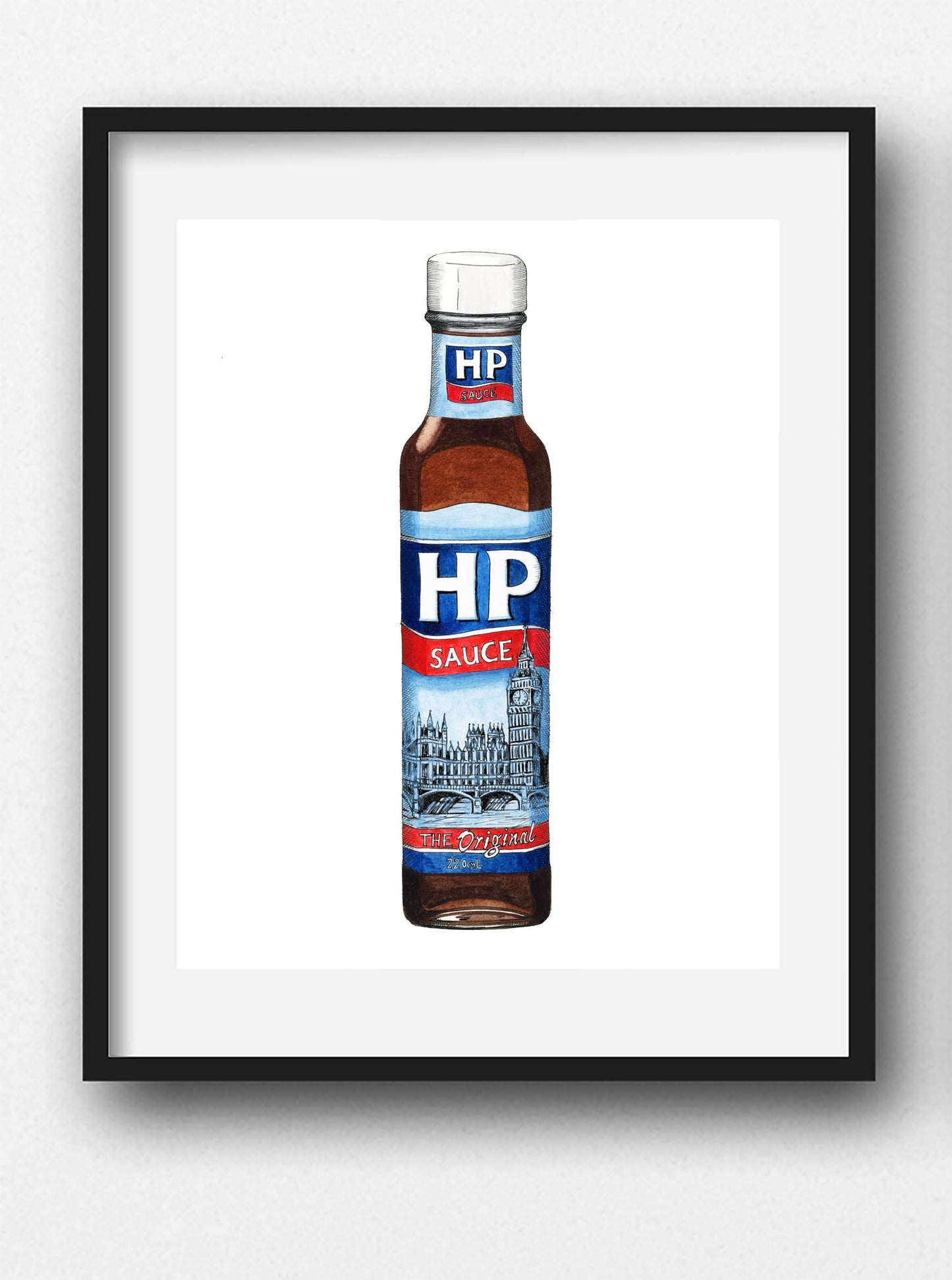 HP Sauce Illustration