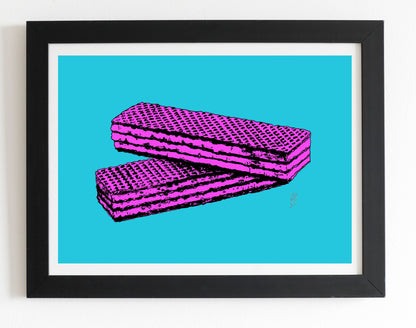 Pop Art Pink Wafer