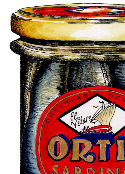 Spanish Sardine Jar