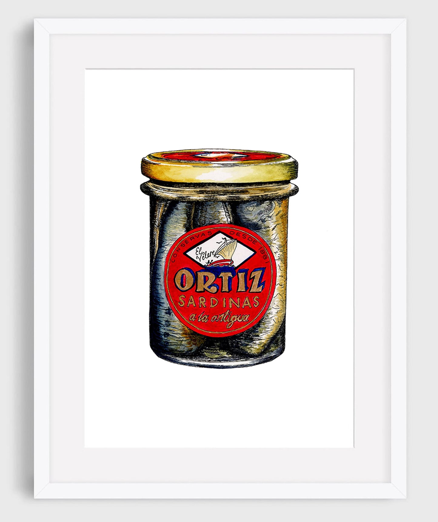 Spanish Sardine Jar