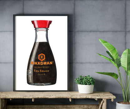 Soy Sauce Bottle Illustration
