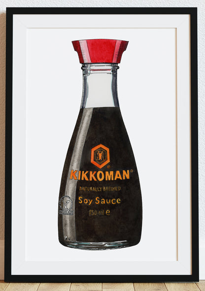 Soy Sauce Bottle Illustration