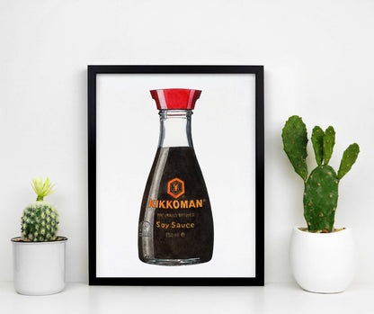 Soy Sauce Bottle Illustration