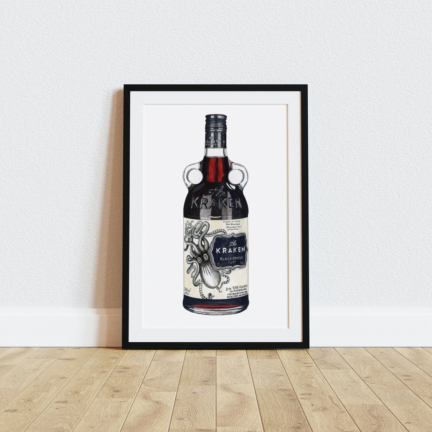 Bottle of Rum Illustration