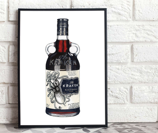 Bottle of Rum Illustration